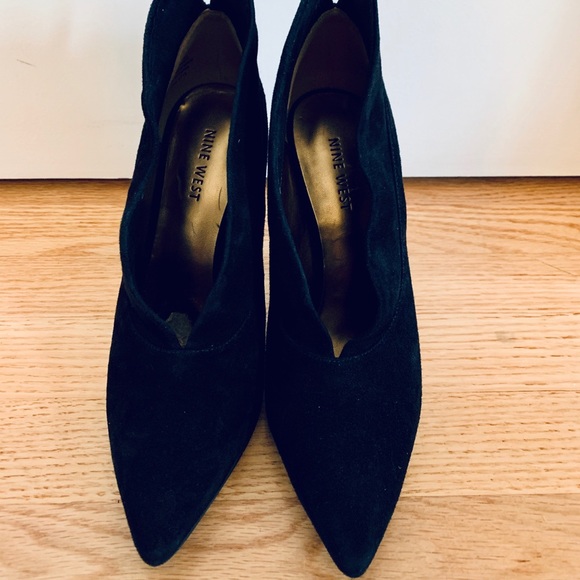 Nine West Suede Booties/Heels - Picture 2 of 10